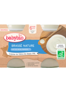 BABYBIO Brassé z francouzského mléka natur